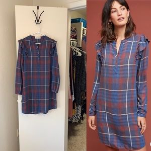 Cloth & Stone Anthropologie Plaid Dress